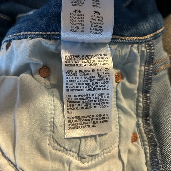 MOTHER Women's The Tripper Ankle Fray Jeans in Light Blue Denim - Picture 9 of 9